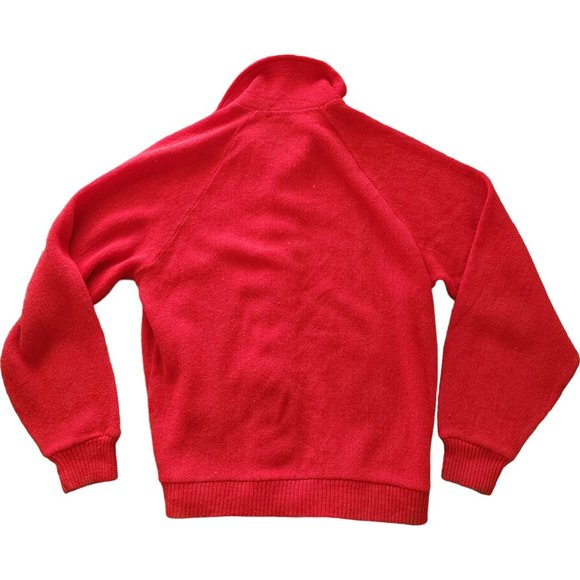 Janzten red orange mohair blend cardigan - Picture 10 of 10